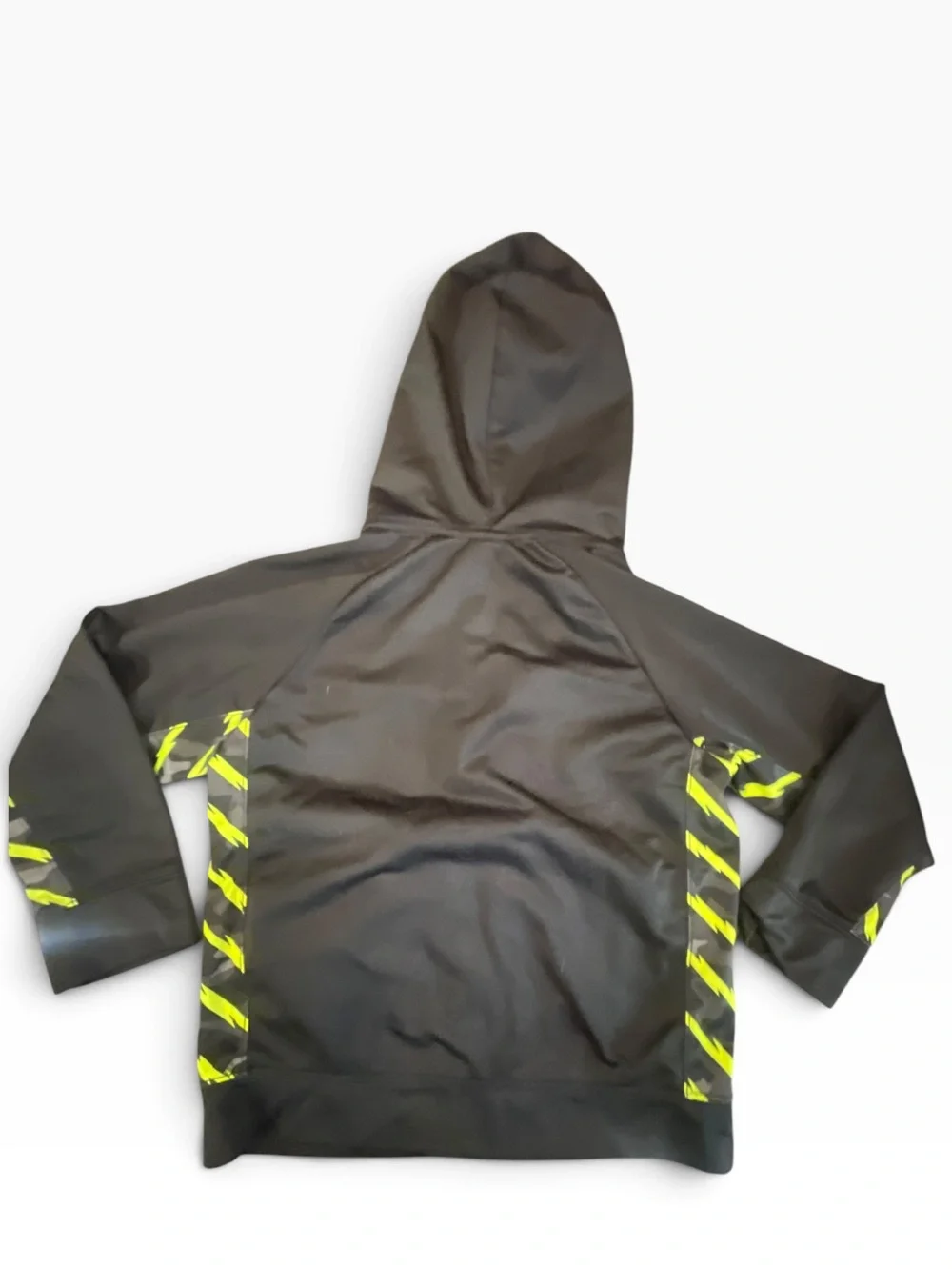 Gymboree Gymgo Kids Black Hoodie with Neon Yellow Accents